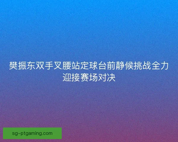 樊振东双手叉腰站定球台前静候挑战全力迎接赛场对决